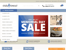 Tablet Screenshot of dailybread.com